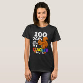 Squirrel 100 Days of Driving My Teacher Nuts Squir T-shirt (Voorkant volledig)