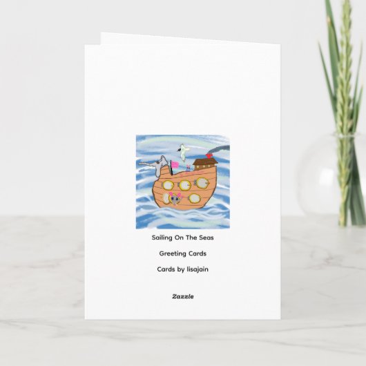 Squirrel 🐿️ Abstract Kaart (Achterkant)