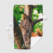 Squirrel Animal  Golfhanddoek (Insitu)