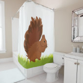 Squirrel Animal Rodent Douchegordijn (In situ)