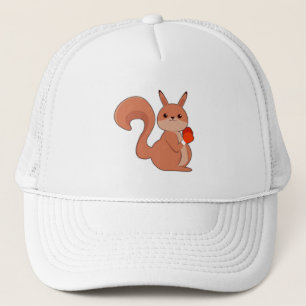 Squirrel as Boxer with Boxing gloves Trucker Pet