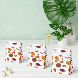 Squirrel Autumn and Pumpkin Bedankdoosjes