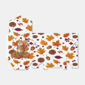 Squirrel Autumn and Pumpkin Bedankdoosjes (Uitgevouwen)