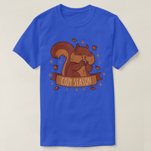 Squirrel Autumn Season T-shirt (Design voorkant)