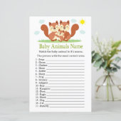 Squirrel Baby Animals Name Game (Staand voorkant)