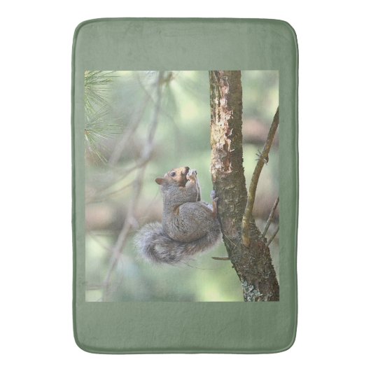 Squirrel Bath Mat (Voorkant Verticaal)