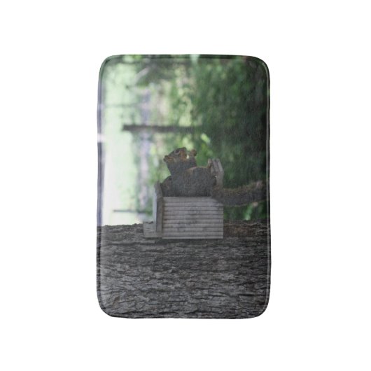Squirrel Bath Mat (Voorkant Verticaal)