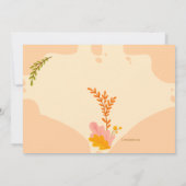 Squirrel Birthday Party Invitation Kaart (Achterkant)