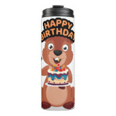 Squirrel birthday thermosbeker (Voorkant)