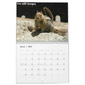 Squirrel Calendar Kalender (Mar 2027)