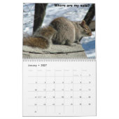Squirrel Calendar Kalender (Jan 2027)