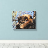 Squirrel Canvas Afdrukken (Insitu (Houten vloer))
