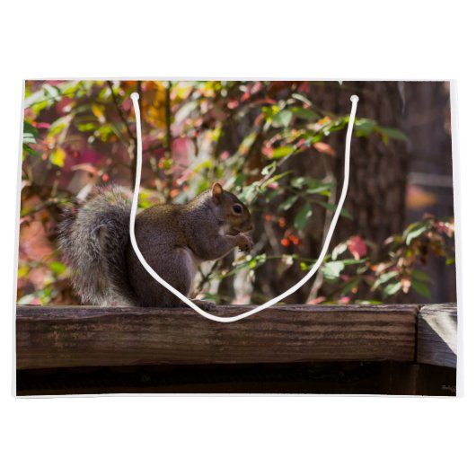 Squirrel Chow Time Groot Cadeauzakje (Voorkant)