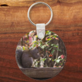 Squirrel Chow Time Sleutelhanger (Voorkant)