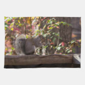 Squirrel Chow Time Theedoek (Horizontaal)