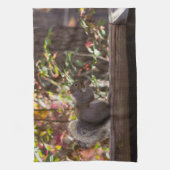 Squirrel Chow Time Theedoek (Verticaal)