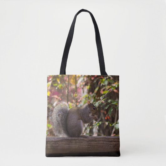 Squirrel Chow Time Tote Bag (Voorkant)