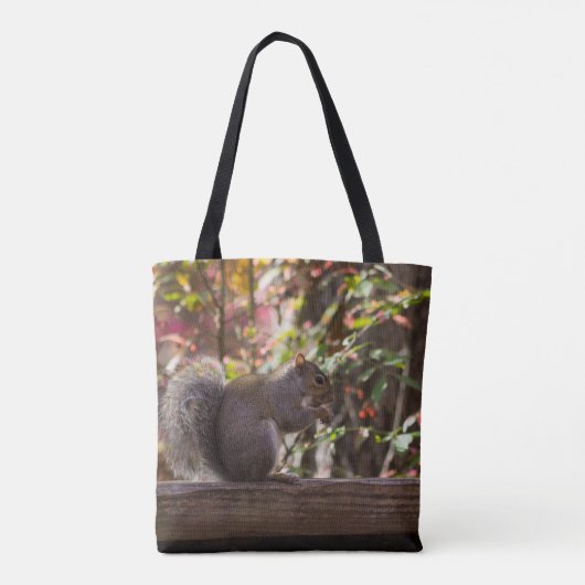 Squirrel Chow Time Tote Bag (Achterkant)