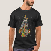 Squirrel Christmas Tree Squirrel  Xmas T-shirt (Voorkant)