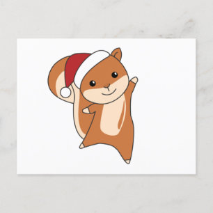 Squirrel Christmas Winter Animals Briefkaart
