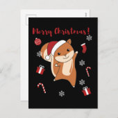 Squirrel Christmas Winter Animals Feestdagenkaart (Voorkant / Achterkant)