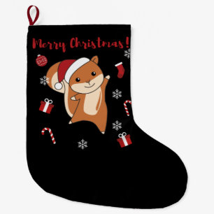 Squirrel Christmas Winter Animals Grote Kerstsok