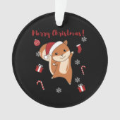 Squirrel Christmas Winter Animals Ornament (voorkant)
