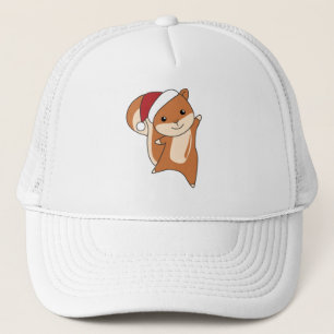 Squirrel Christmas Winter Animals Trucker Pet
