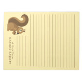 Squirrel Cute Kind Woodland Notitieblok (Voorkant)