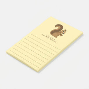 Squirrel Cute Kind Woodland Post-it® Notes