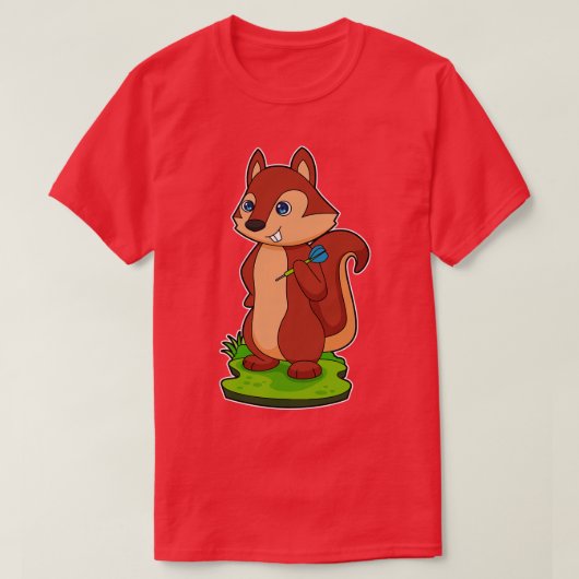 Squirrel Darts Dart T-shirt (Design voorkant)