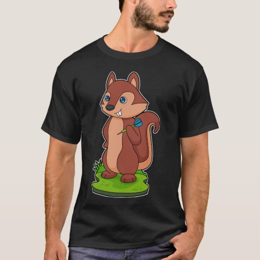 Squirrel Darts Dart T-shirt (Voorkant)