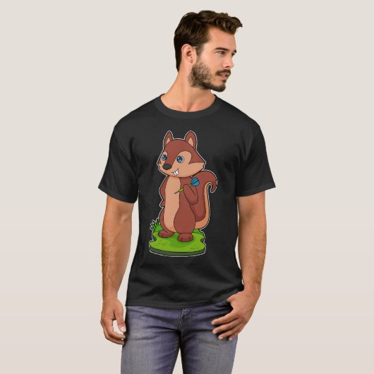 Squirrel Darts Dart T-shirt (Voorkant volledig)