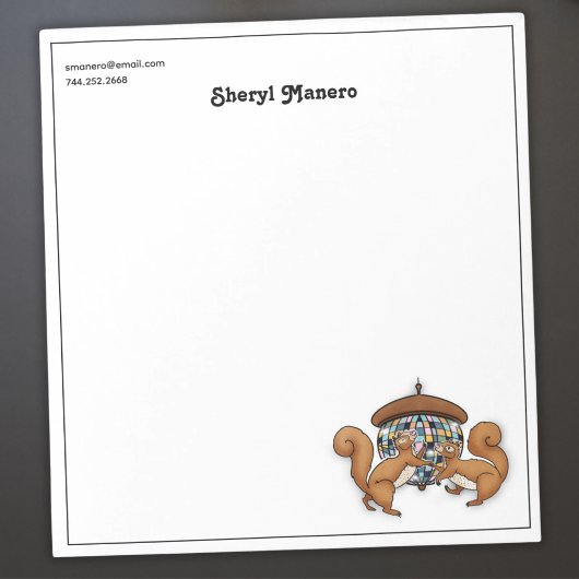 Squirrel Disco Persoonlijk Notitieblok