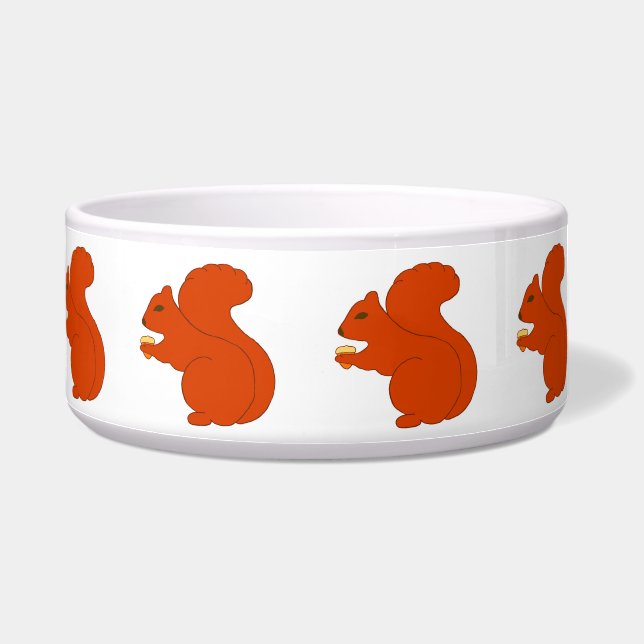 Squirrel Dog Bowl - Groot Voerbakje (Links)