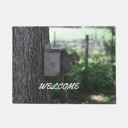 Squirrel Doormat Deurmat (Voorkant)