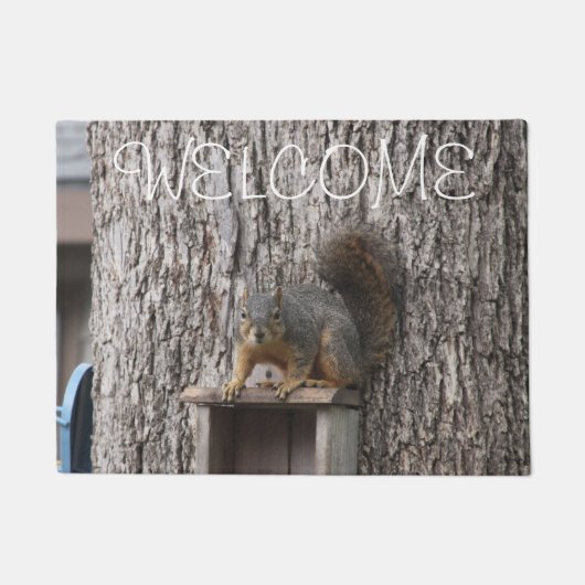 Squirrel Doormat Deurmat (Voorkant)