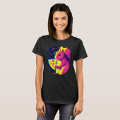 Squirrel Eating Pizza Cool Cute Squirrels Pizza 1 T-shirt (Voorkant volledig)