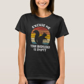 Squirrel Excuse Me Your Bird Feeder Is Empty Vinta T-shirt (Voorkant)