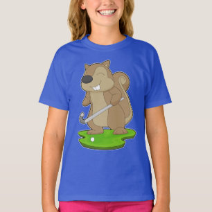 Squirrel Field hockey stick T-shirt