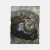 Squirrel Fleece Blanket (Voorkant)