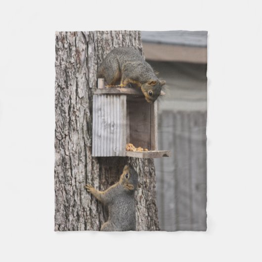 Squirrel Fleece Blanket (Voorkant)