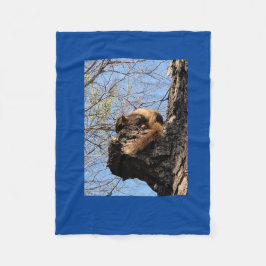 Squirrel Fleece Blanket Deken