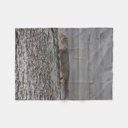 Squirrel Fleece Blanket Deken (Voorkant (Horizontaal))