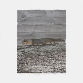Squirrel Fleece Blanket Deken