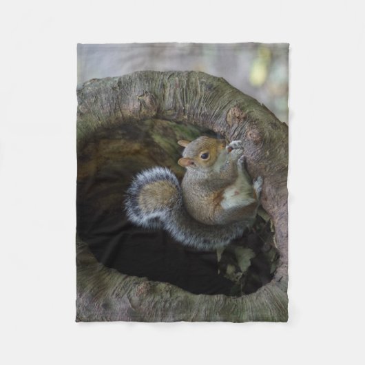Squirrel Fleece Blanket Deken (Voorkant)