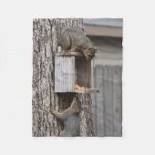 Squirrel Fleece Blanket Deken (Voorkant)