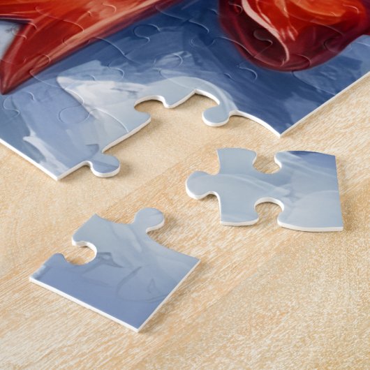 Squirrel Frantically Stashing Christmas Chestnuts  Legpuzzel (Zijkant)