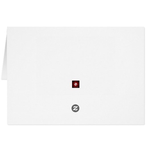 Squirrel French Artist Félicitations (Achterkant Horizontaal)