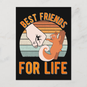 Squirrel Friend Forest Dierenvriend Briefkaart